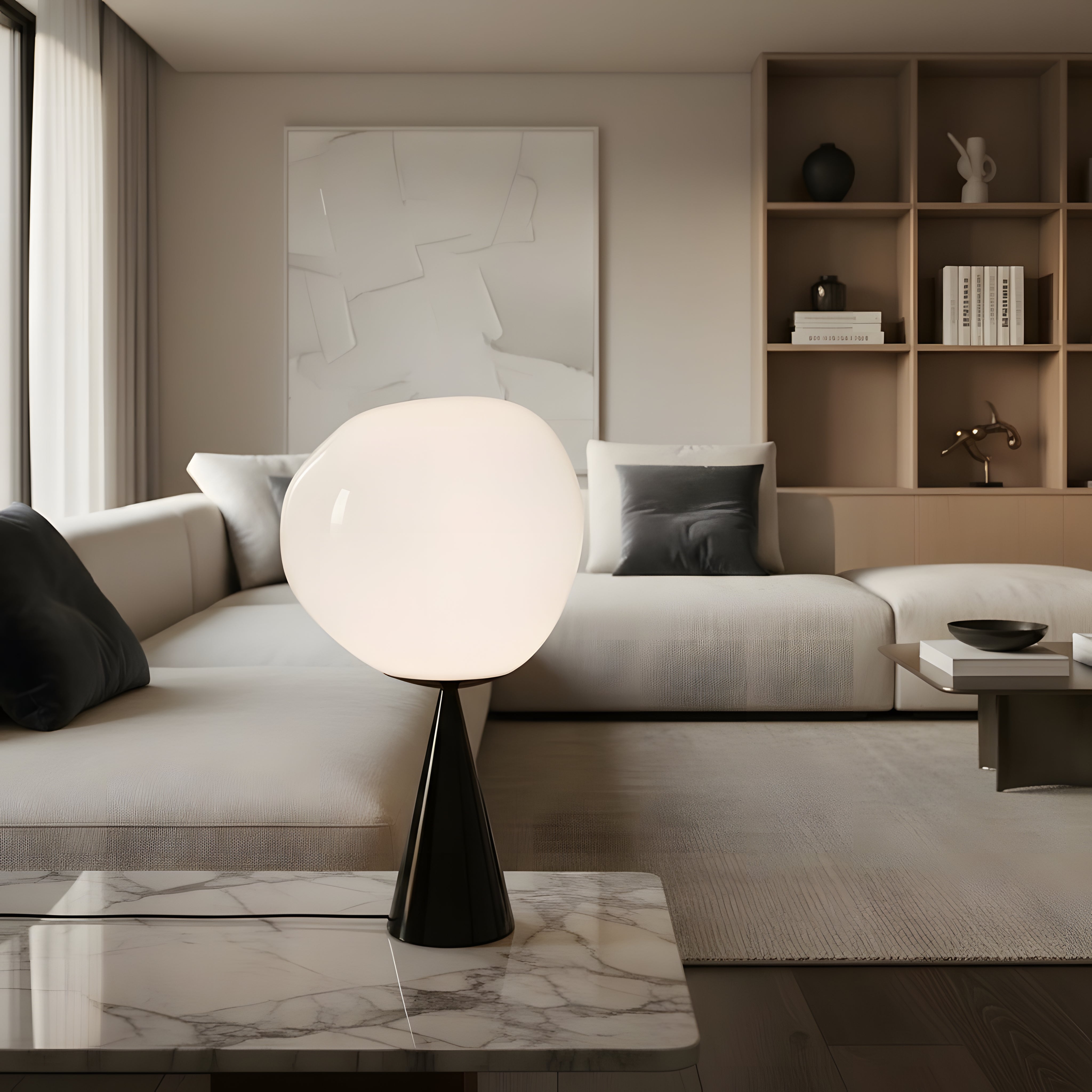 Modern Silver Cone Fat Opal Melt LED Table Lamp (7).webp__PID:1bba2408-ba2e-47f0-b71b-4474e268ee0a